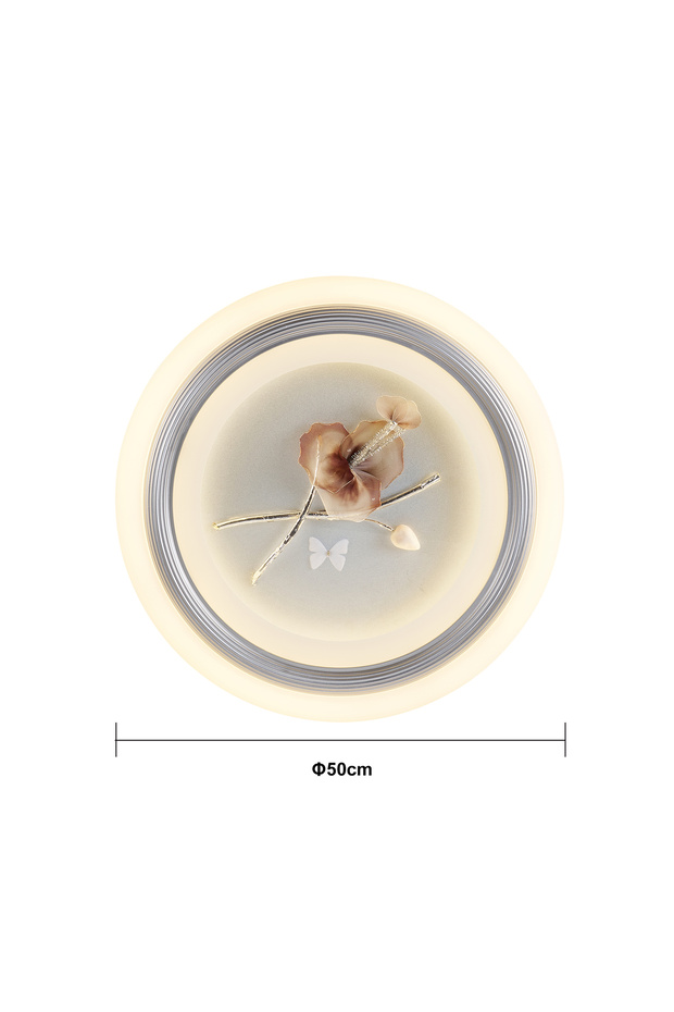 Greer Beyaz Plafonyer Led Avize - 7