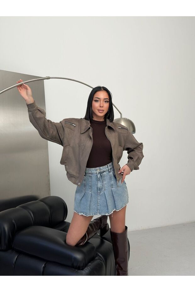 Velour Suede Jacket - 2