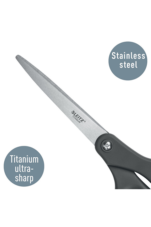 Office Scissors 20.5 cm Grey Titanium - 3