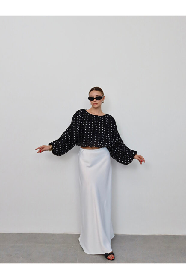 PUANTİYELİ BLUZ - 1