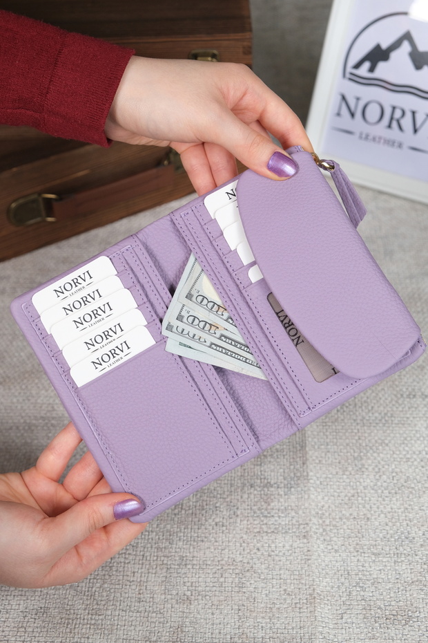 Genuine Leather Small Women's Wallet 1321