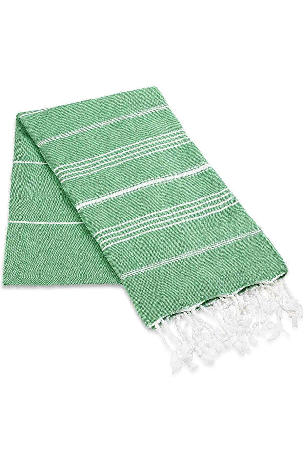 Summer Wind Soft 100% Cotton Peshtemal 100X180 cm Green