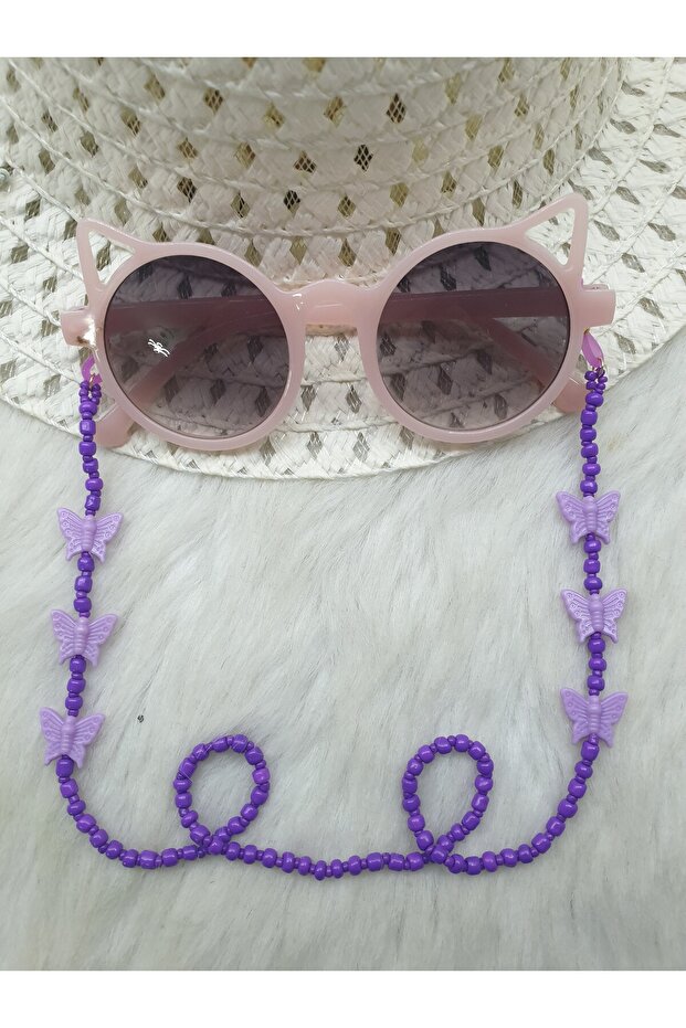Chain.....Only Chain/Chain with Butterfly Mor&Lila Children's Glasses Chain/Children's Gift/Chain/Gift Item