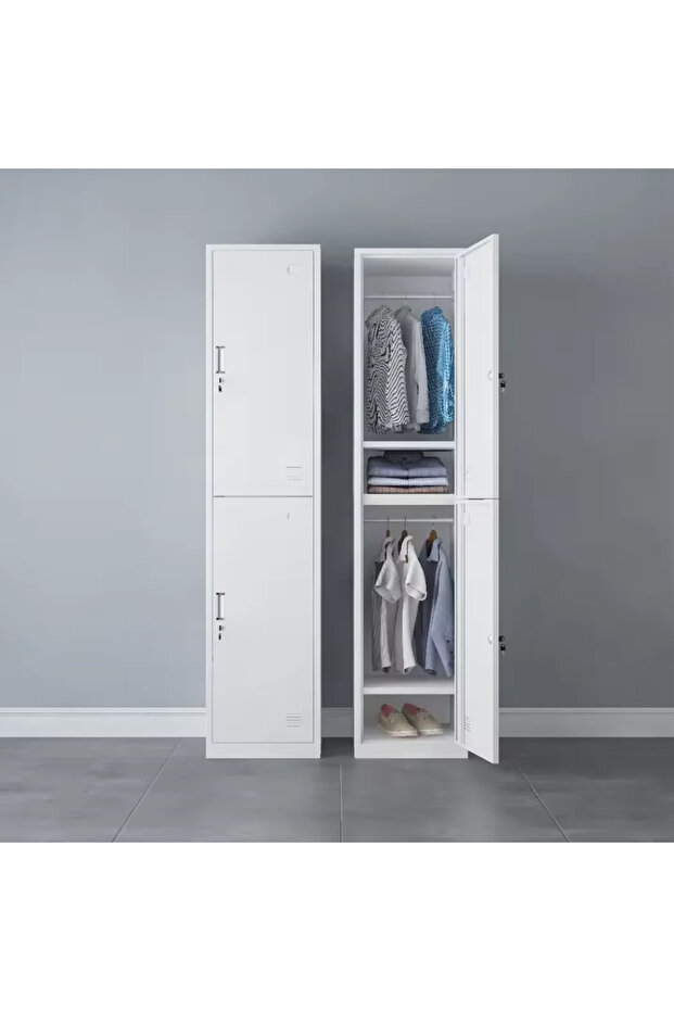 2-door wardrobe locker - 2