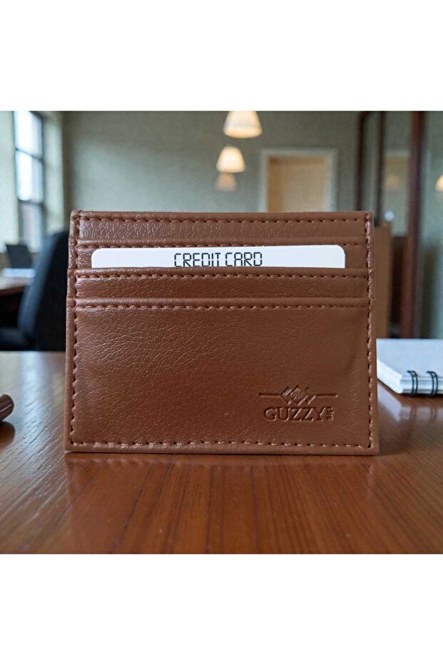 Multi-Compartment Minimalist Card Holder Wallet - Ultra Slim Practical Design
