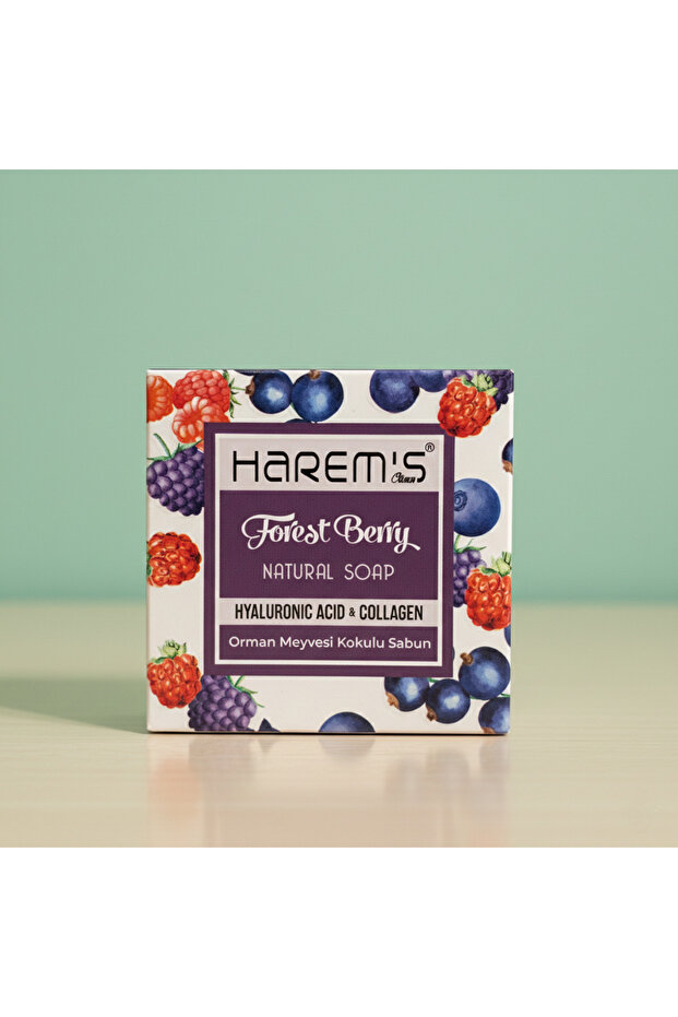 Forest Fruit Scented Natural Soap 120Gr (Contains Hyaluronic Acid & Collagen)