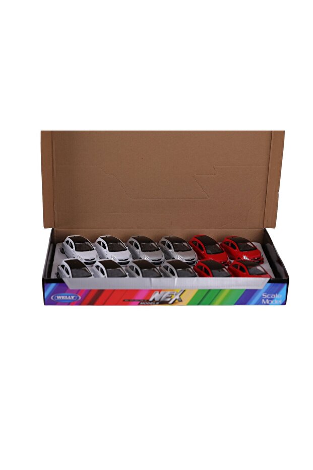 42363 WELLY DİE CAST PULL BACK OPEL CORSA - 4