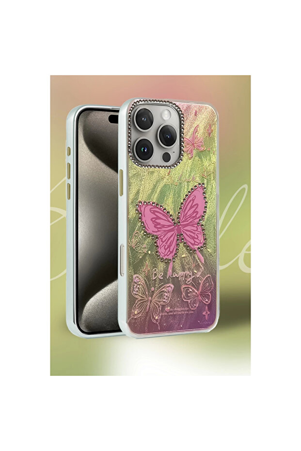 iPhone 16 Plus Case Blade Mirrored Pattern Cover - Pattern 1 - 2
