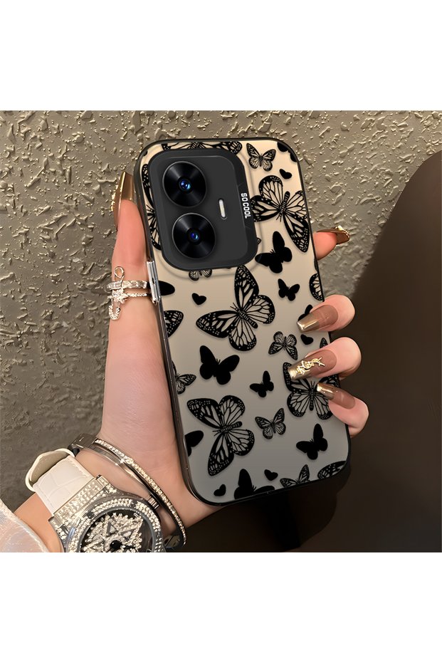 Realme C55 Compatible Beautiful Butterfly Pattern High Quality Phone Case