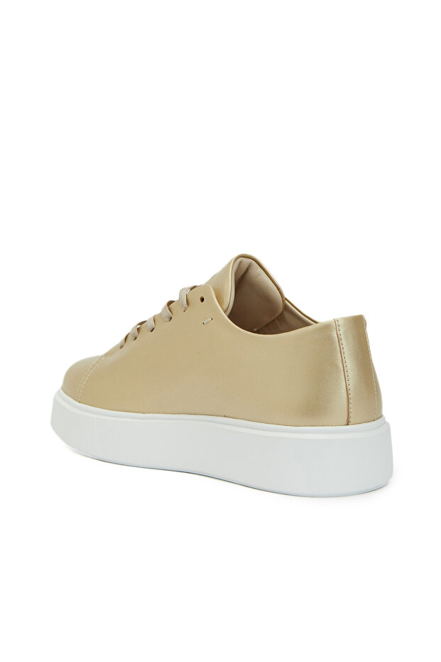 Gold Kadın Deri Sneaker - 3