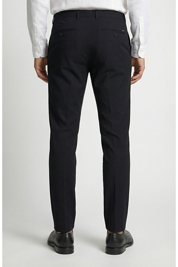 Lacivert Diyagonal Pantolon - 3