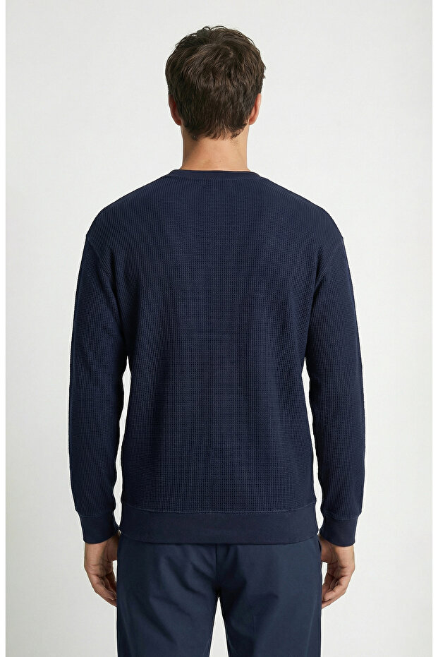 Lacivert N-Tech Merserize Sweatshirt - 3