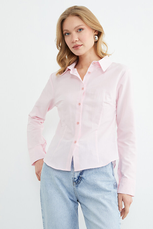 Basic Pensli Slim Fit Gömlek - 6