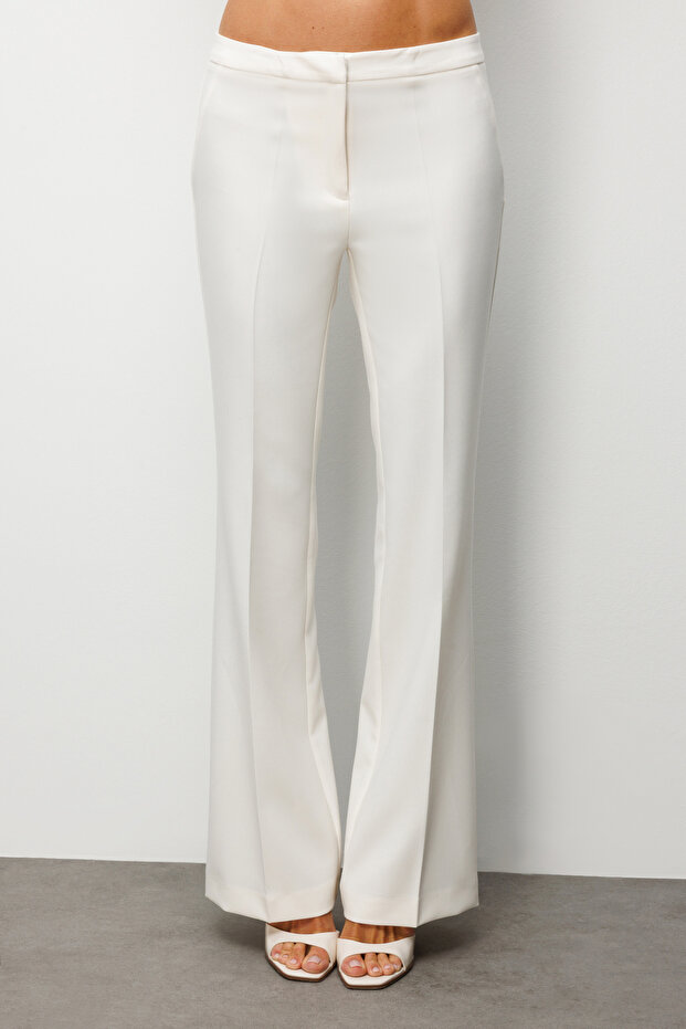 İspanyol Paça Düşük Bel Pantolon - 2