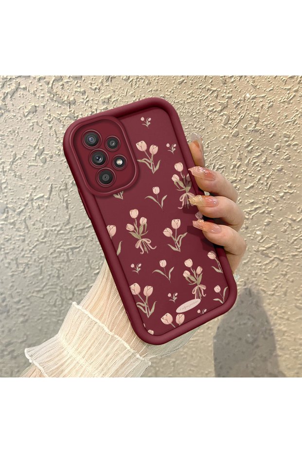 Samsung Galaxy A52 5g Compatible Case with Stylish Flower Pattern Silicone Phone Case
