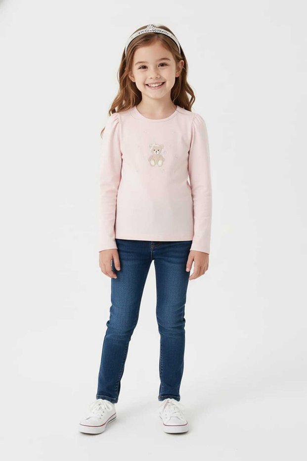 Bluza cu guler rotund