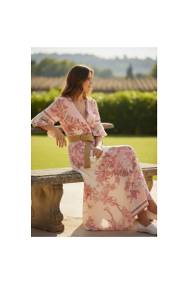 Rochie roz cu stea - 3