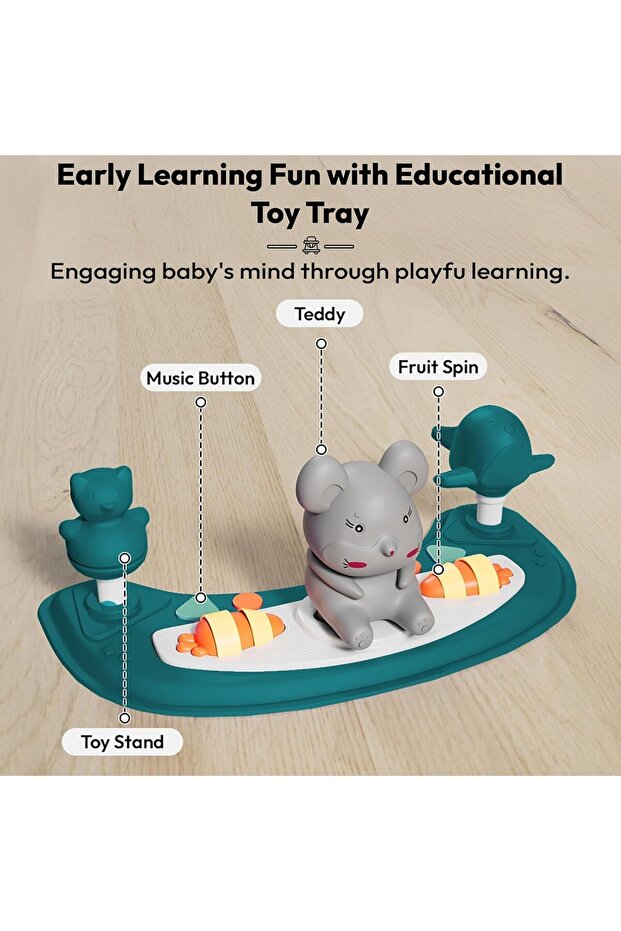 مشاية أطفال قابلة لتعديل الارتفاع - 3