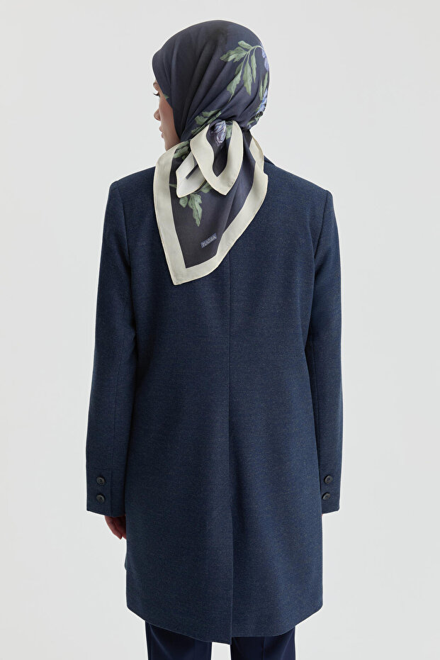 Blazer Ceket - İndigo - 5