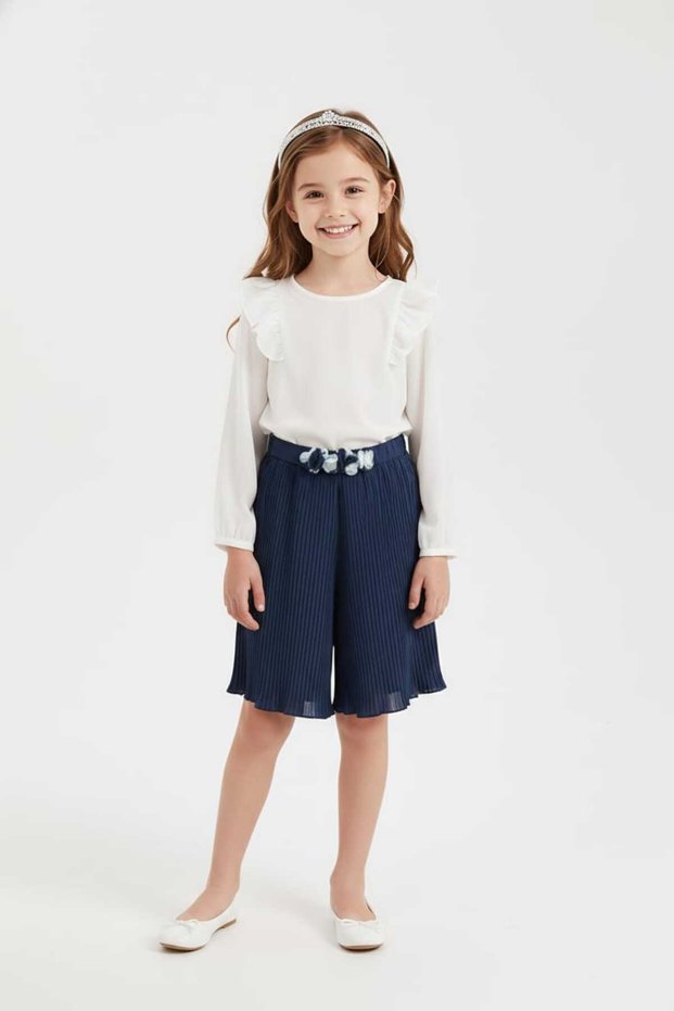 Fusta Pantalon Plisata