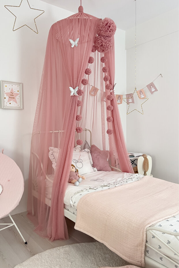 Tül Cibinlik Basic Blush - 1