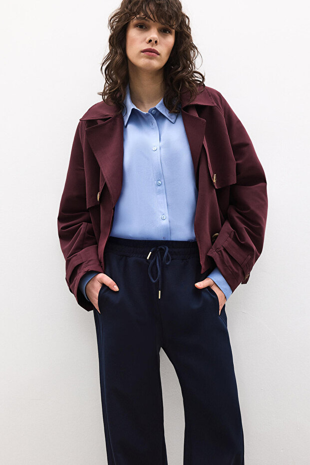 BELİ LASTİKLİ ÖRME PANTOLON - 3