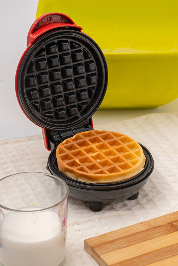 Wp-Mk03 Mini Waffle Machine Red Diameter 12cm - 2