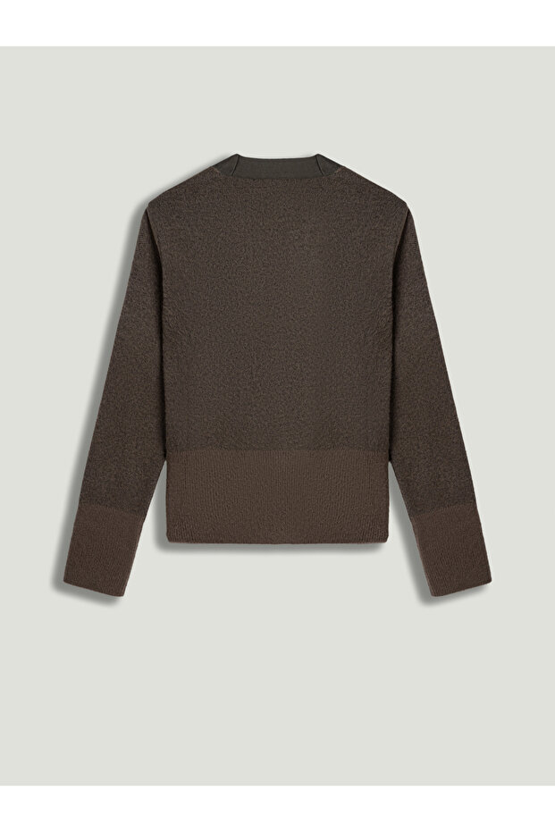 Düğme Aksesuarlı Triko - 2