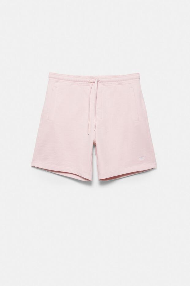 Logolu jogger bermuda şort - 8