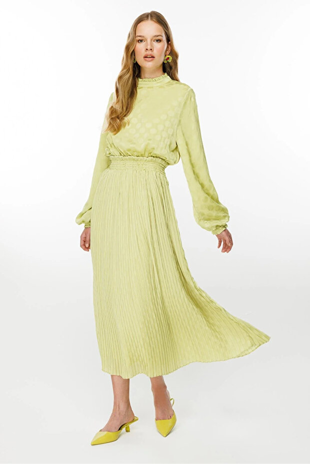 Ghisa Piliseli Elbise - 5