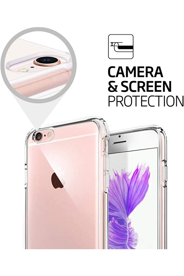 جراب حماية شفاف لهاتف آيفون 6 بلس من آبل - 8