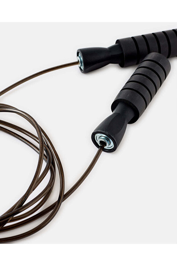 حبل قفز أسود سادة - 4