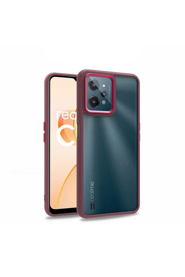 Realme C31 Case Gzst Flora Cover - Red