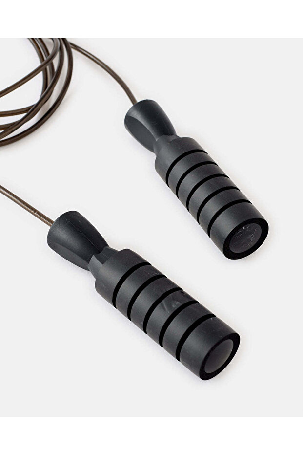 حبل قفز أسود سادة - 2