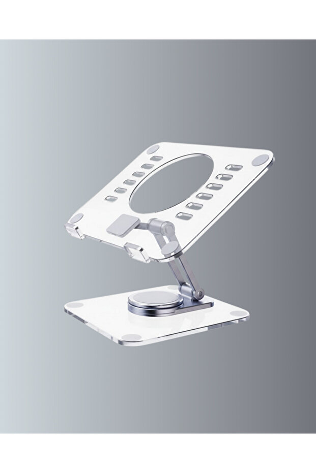 Nhrhls Foldable Tablet Stand Adjustable Non-Slip (221751) Transparent Design