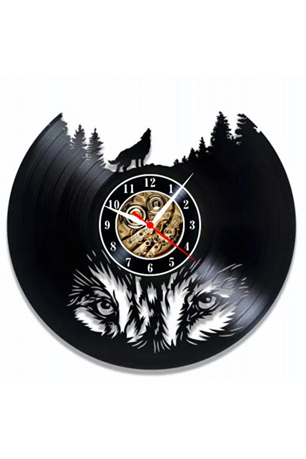 Wall Clock - Wolf - 1