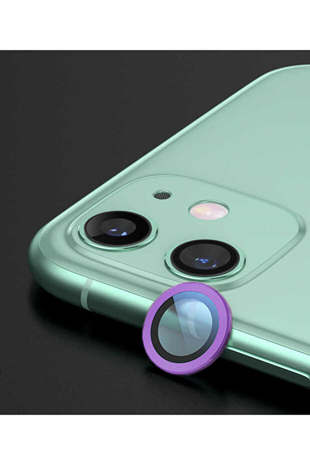 واقي كاميرا GZST CL-02 متوافق مع هاتف iPhone 12 Mini - أرجواني