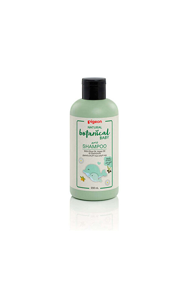 Natural Botanical Baby Shampoo with Chamomile Extract, Argan & Olive Oils, 200ml