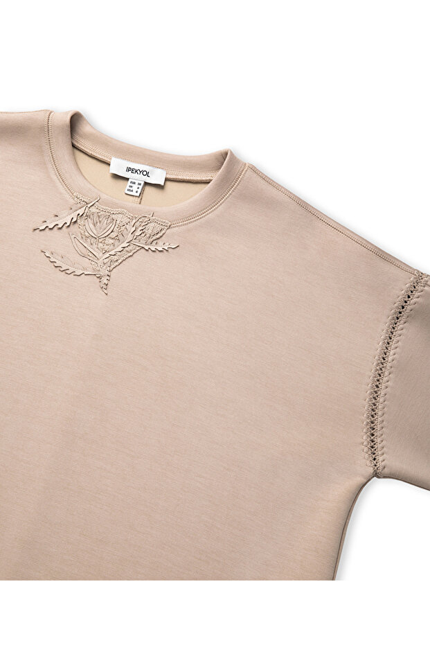 Aplikeli sweatshirt - 4