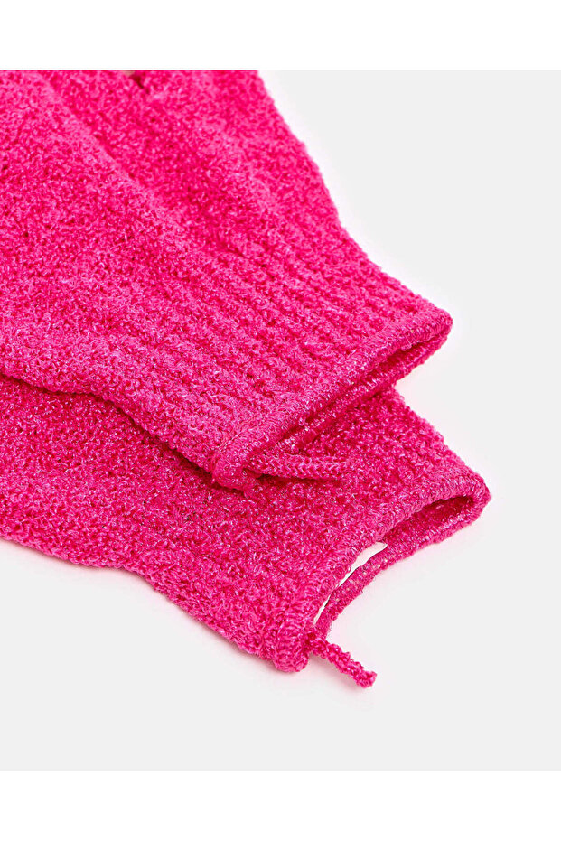 قفازات استحمام فوشية - 2