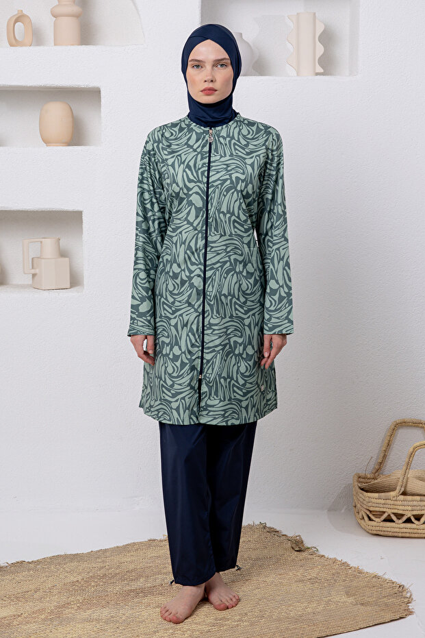Rayn parachute long sleeve hijab swimsuit 3508