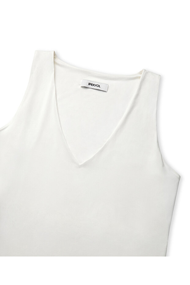 V yaka basic tişört - 4