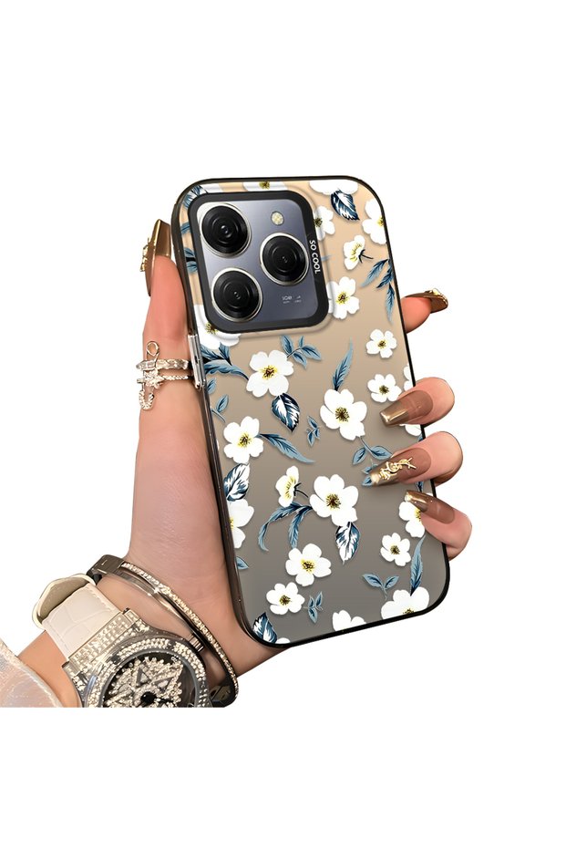Tecno Spark 20 Pro 4G/5G Compatible Hard Acrylic Back Silicone Edge Lens Protection Case