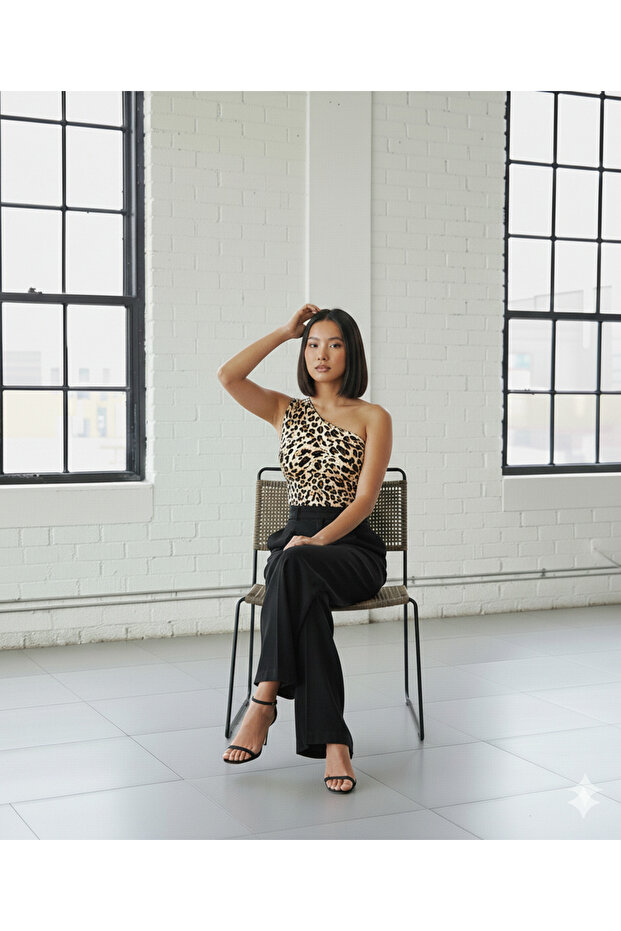 Kadın Tek Omuz Bluz - 3