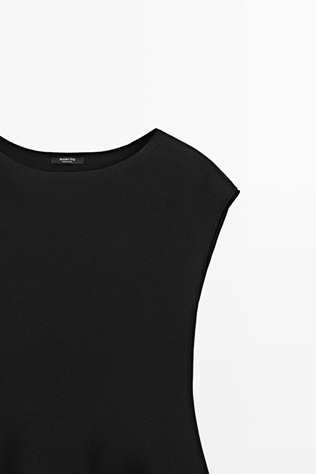 Bisiklet yaka triko bluz - 6