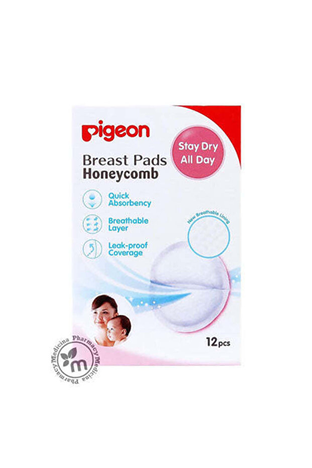 Breast Pads Honeycomb 12 pcs