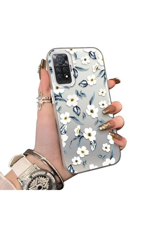 Xiaomi Redmi Note 12 Pro 4g Compatible Hard Acrylic Back Silicone Edge Lens Protection Case