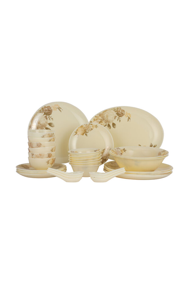 Crystaluxe Luxury 33 Piece Opal Dinner Set- RF12944
