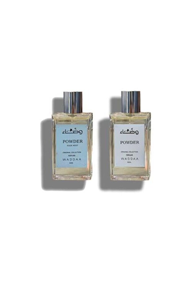عطر بودرة وبخاخ للشعر