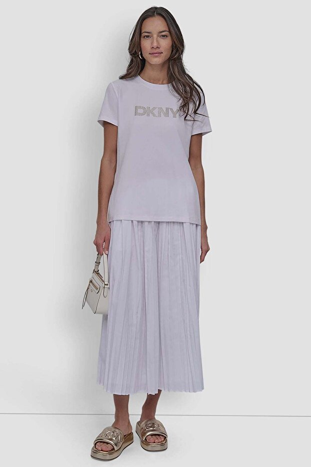 تيشيرت قصير الأكمام بشعار - 5